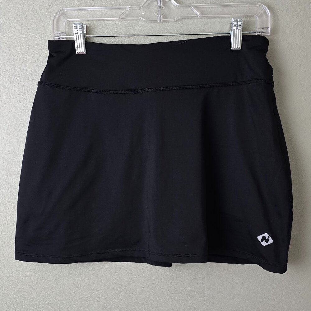 Naviskin Black Tennis Athletic Stretch Skort